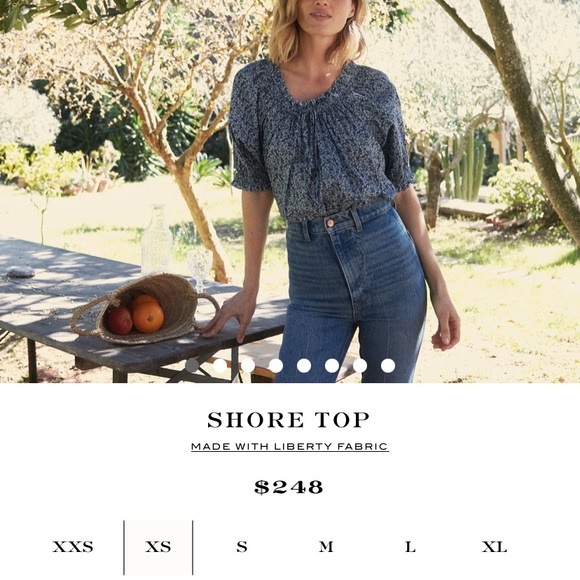 DOEN shore top in Delores ditsy floral - Picture 8 of 8